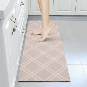 Tosuoka Kitchen Mat Cushioned Anti Fatigue, Waterproof Kitchen Runner (47”X17”)